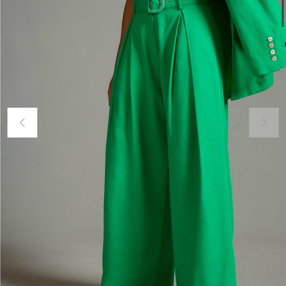 Farm Rio Wide-leg Pants in Green